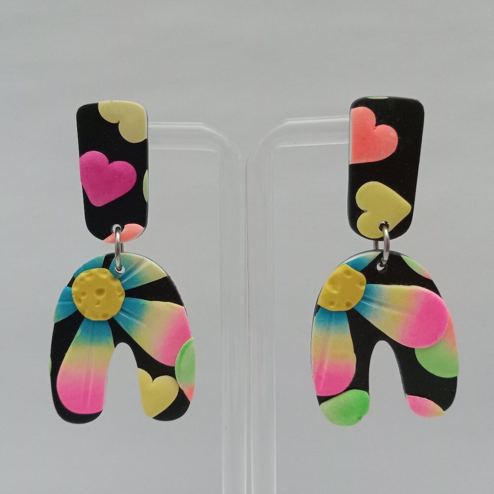 Handmade Polymer Clay Earrings | Summer Sorbet